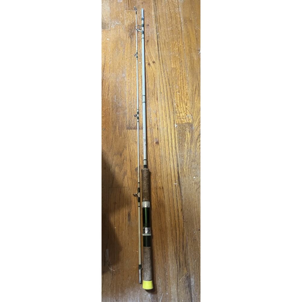 Rare Vtg. Wright & Mcgill Square NYLA Glass Favorite 4' 6" rod